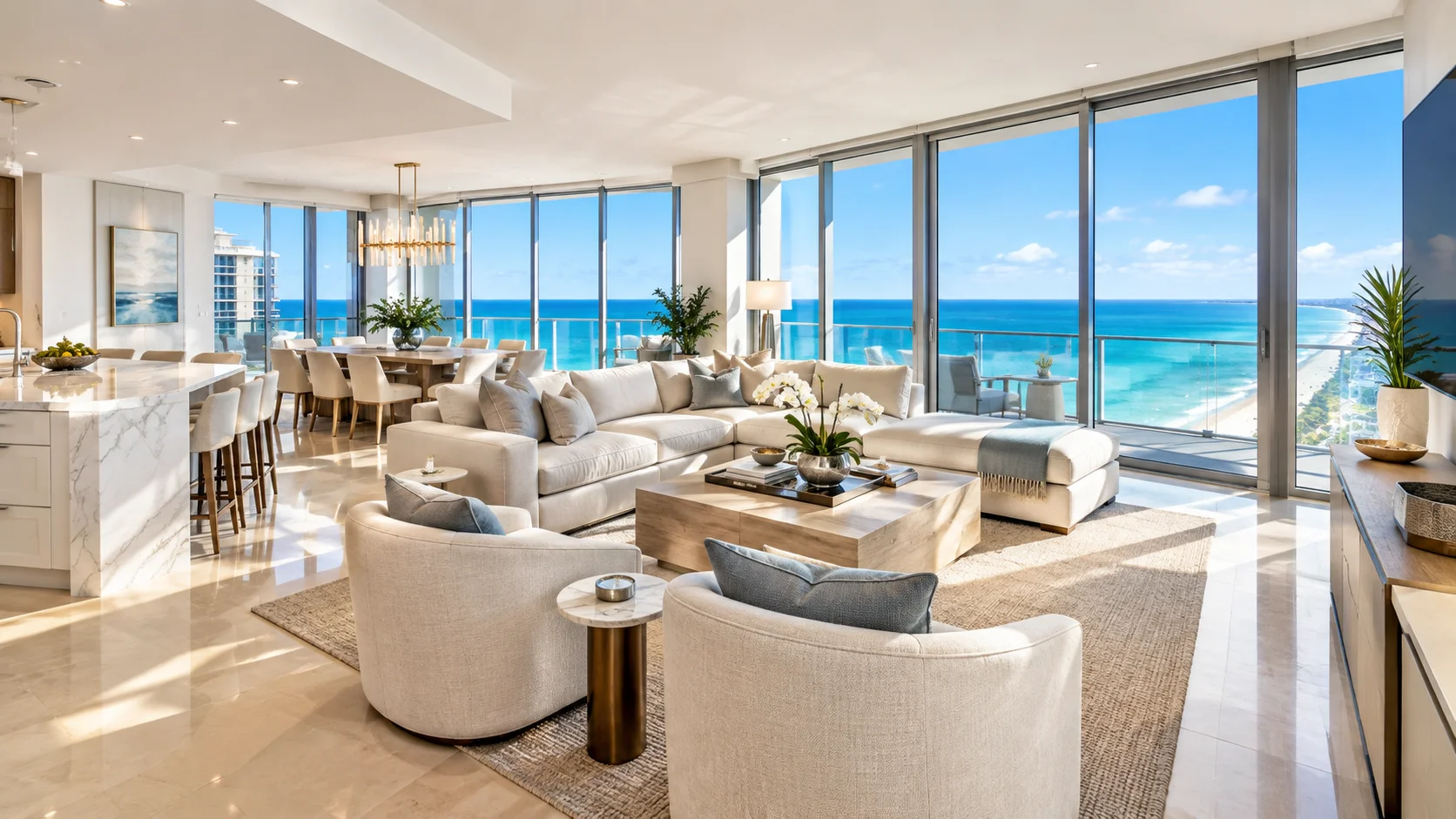 Jupiter Inlet Colony oceanfront private beach